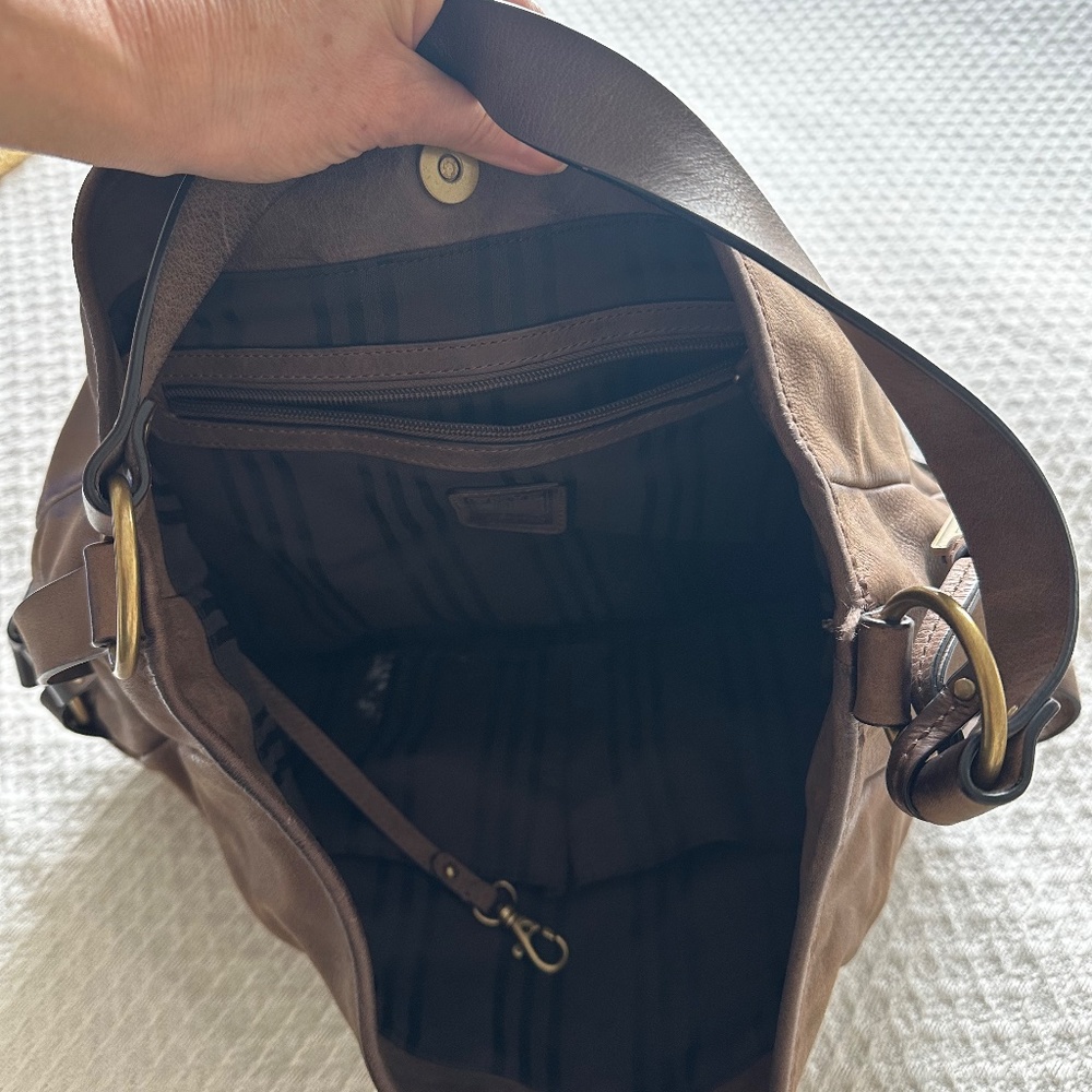 Frye Leather Hobo Shoulder Bag - Picture 2 of 4